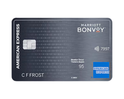 Marriott Bonvoy American Express Card - American Express Travel credit card